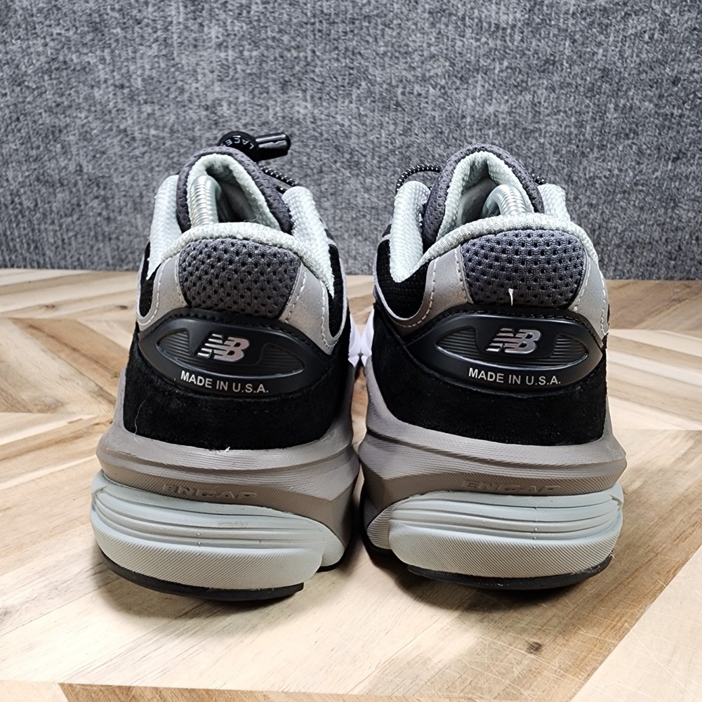 New Balance 990v6 Women's 10 D WIDE Black Suede Sneakers Shoes W990BK6 USA - Picture 7 of 13